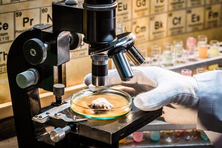 University laboratory during the mold test