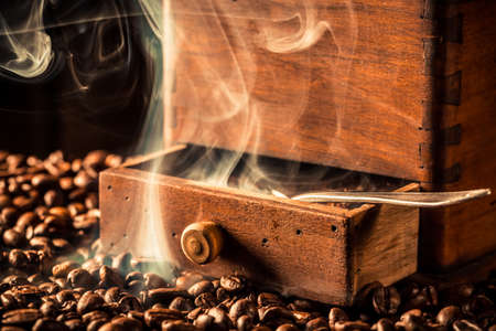 Fragrance of roasted coffee seedsの写真素材