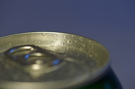 Top of a drink canの写真素材