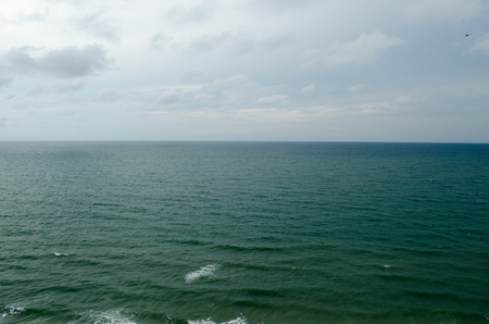 Landscape of sea water and skyの写真素材