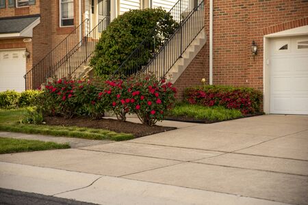 street in the old townの写真素材