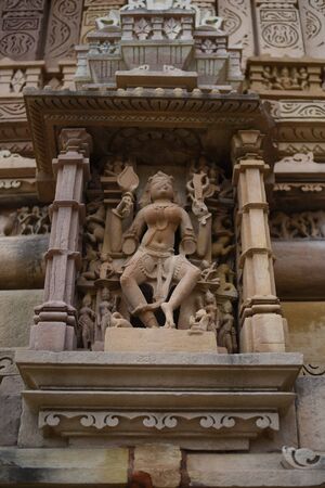 Kandariya Mahadeva Temple, Western Group of temples, Khajuraho, Indiaの写真素材