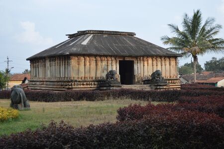 Veera Narayana Temple, Belavadi ,Hoysala temples, Karnataka, Indiaの写真素材
