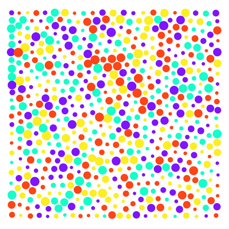 color background of many bright circlesのイラスト素材