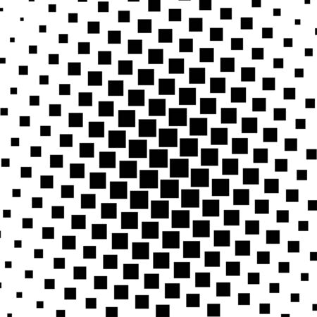 black and white squares halftone pattern.のイラスト素材