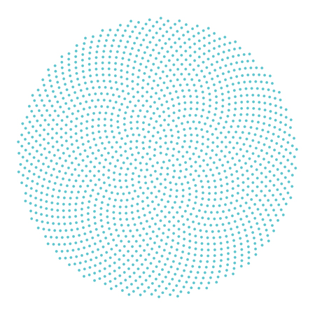 abstract circle dotted background. Design vector illustrationのイラスト素材