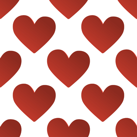 seamless heart pattern background. Design vector illustrationのイラスト素材