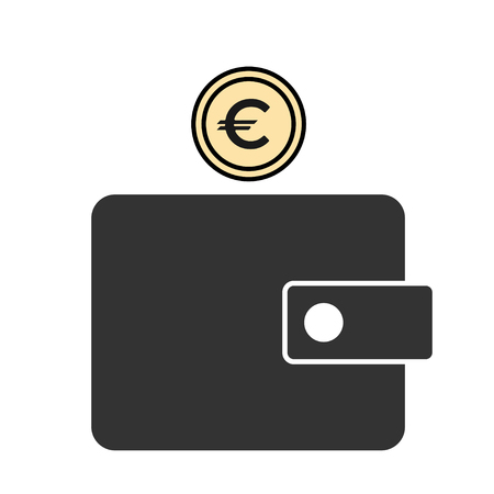 wallet icon vector illustration for designのイラスト素材