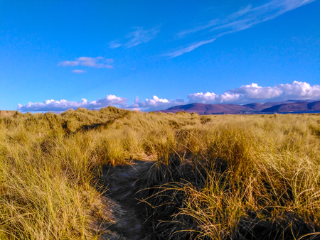 Scenic view from Duneside sky and Chain of Hillsの写真素材