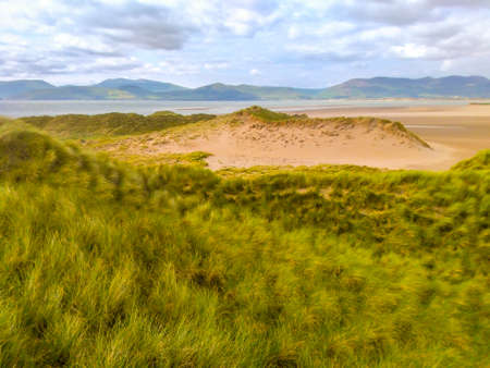 Scenic view of Dunes and Bayの写真素材