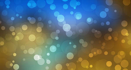 Blurred bokeh light on dark colorful background. New Year holidays template. Abstract glitter defocused blinking stars Glowing and Sparkling magicalの写真素材