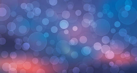 Blurred bokeh light on dark colorful background. New Year holidays template. Abstract glitter defocused blinking stars Glowing and Sparkling magicalの写真素材