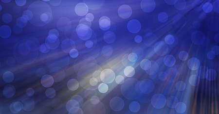 blue bokeh blur defocus in black soft lights background illustration wallpaperの写真素材