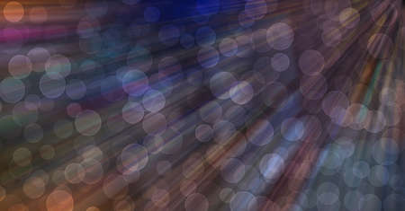 Colorful glitter bokeh lights defocused abstract illustration background wallpaper photoの写真素材