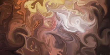 brown marble stone texture abstract background. fake painted artificial, marbled surface, digital marbling illustrationの写真素材