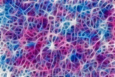 Colorful Neon glowing magic shape. fire wave line Glitter sparkle effect wallpaper abstract texture backgroundの写真素材