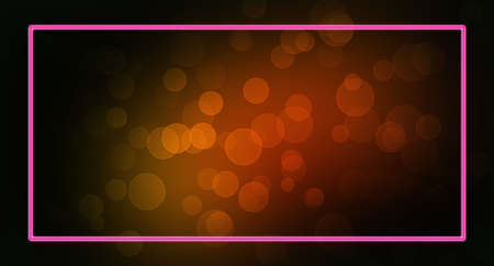 Neon bokeh glowing magic frame. fire wave line Glitter sparkle effect pnik dark wallpaper abstract backgroundの写真素材