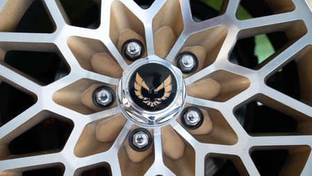 Doha, Qatar- 30 March 2020 :1978 Pontiac Firebird Trans Am model Car