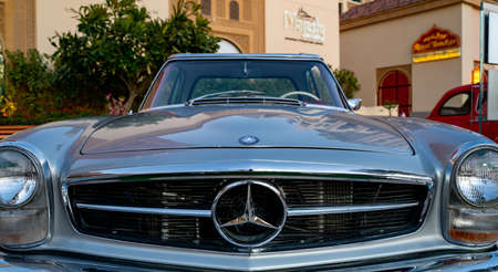 Doha, Qatar- 04 March 2019: 1958 Mercedes-Benz 190 SL classic car