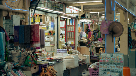Salalalah, Oman -November 11.2023 : foman souvenirs sold at Al-Husn Souq in Salalah.の写真素材