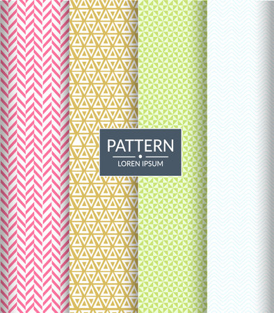 Geometric textile floral pattern background. Seamless geometric stylish pattern texture. Line Circle seamless ornamental elegant patterns. Abstract geometric hexagonal 3d cubes.のイラスト素材