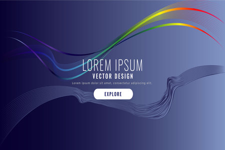 geometric abstract gradient Colorful background with different wavy shapes. abstract purple geometric background with fluid shapes banner design.のイラスト素材