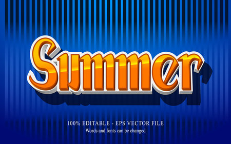 3d editable colorful modern text effect and typography designのイラスト素材