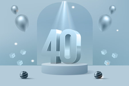 3d podium background Product display show. Luxury 3d rendering of podium for product presentation.のイラスト素材