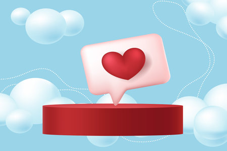 3d podium background Product display show. Luxury 3d rendering of podium for product presentation.のイラスト素材