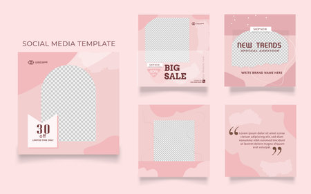 social media post business web banner template design and creative Modern postのイラスト素材