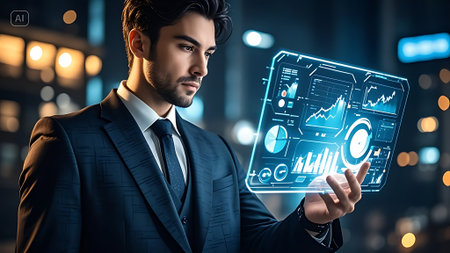 Business Technology Innovation and Corporate Teamwork Concept Collectionの素材