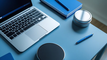 Modern Corporate Strategy, Digital Business Solutions and Professional Teamwork Conceptの素材