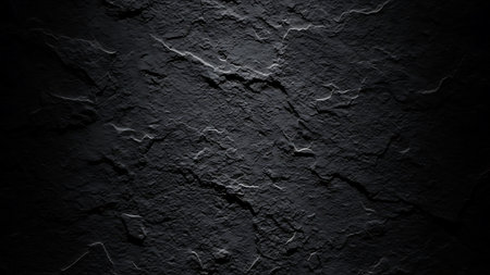 Black wall background or texture. Grunge black wall texture.の素材