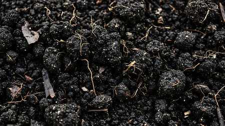 Black Mulberry on the ground. Black mulberry on the ground.の素材