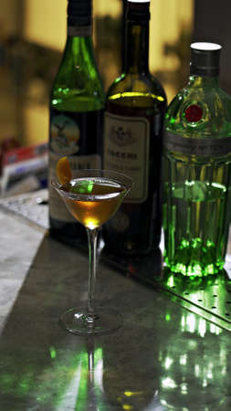 Three ingredients for a cocktailの写真素材