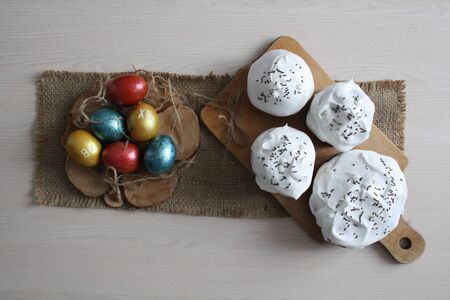 Bright Easter. Still life of Easter. Christ is risen !. Still life of Easter. Christ is risen!