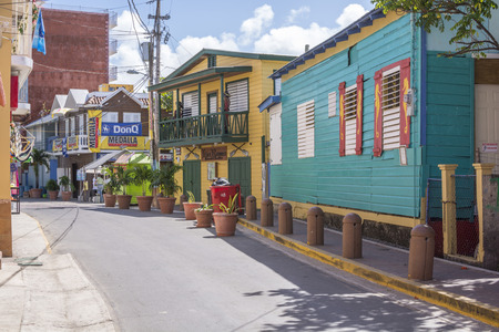 BOQUERON, PUERTO RICO, USA - JANUARY 17, 2014:  The beach town of Boqueron on Puerto Ricoのeditorial素材