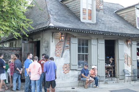 NEW ORLEANS, USA - OCTOBER 10, 2014: Lafitteのeditorial素材