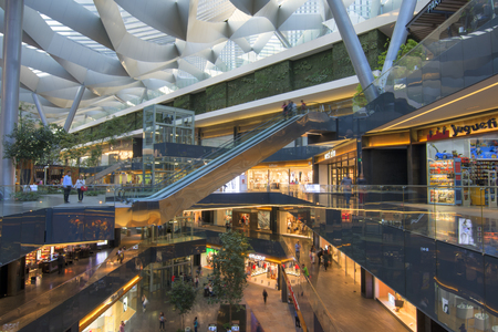 MEXICO CITY, MEXICO - APRIL 20, 2017: Toreo Parque Central is a massive commercial shopping center measuring 70,000 square meters and five levels which opened on November 13, 2014.のeditorial素材