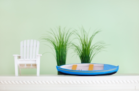 Close up of room decoration in Caribbean styleの写真素材