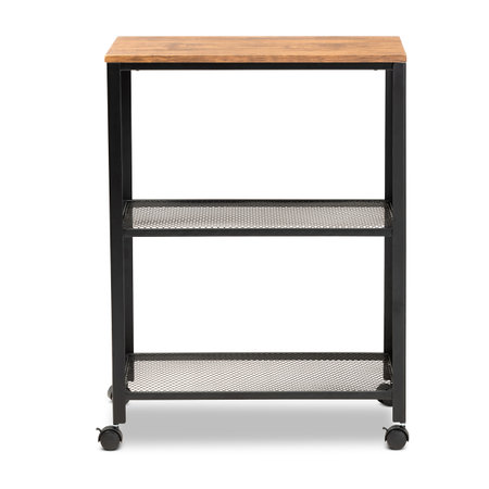 Food serving trolley cart on white backgroundの写真素材