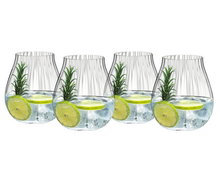 Set of glasses with drink with lime and ice isolated on white backgroundの写真素材