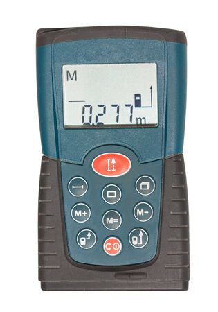 The device for measurement of distances by a contactless methodの写真素材