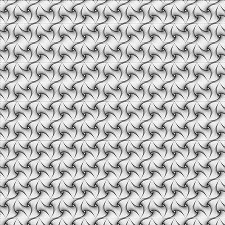 Abstract geometric seamless pattern. Black and white spiral pattern.のイラスト素材