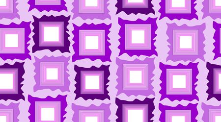 Seamless modern background in purple with gritty rectanglesのイラスト素材