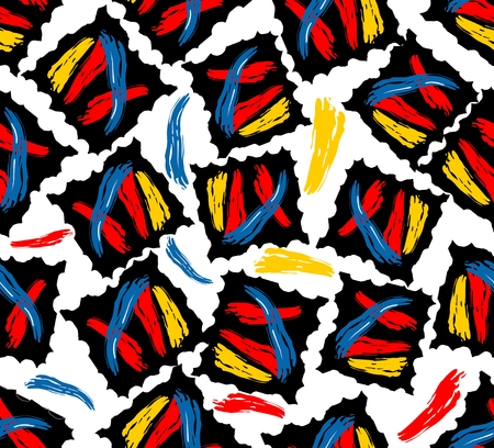 Modern abstract grunge background with splashes のイラスト素材