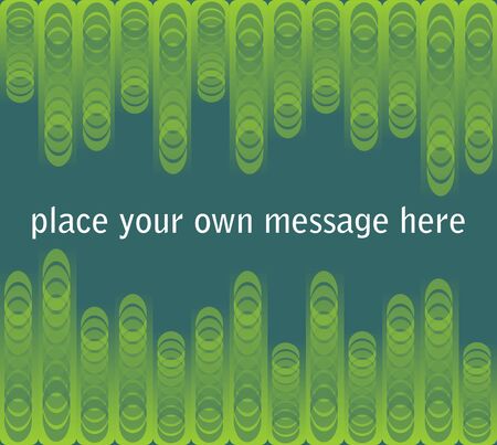 Leaflet background in green design with area for own textのイラスト素材