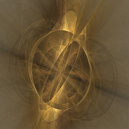 Computer golden fantasy abstract fractal low contrasting backgroundの写真素材