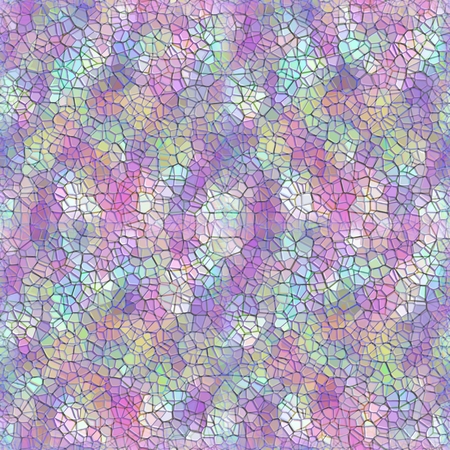 Pastel colored decorative tile with mosaic patternsの写真素材