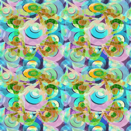Futuristic abstract background with round uneven patternsの写真素材